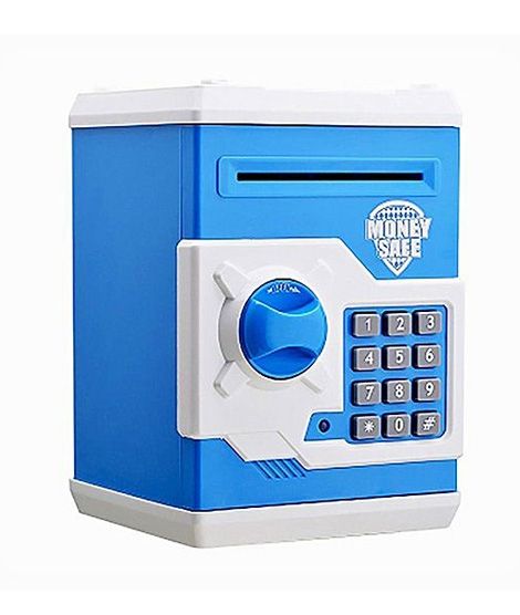 iShopping - Planet X Electronic Money Safe Box Large Blue (PX-9499)