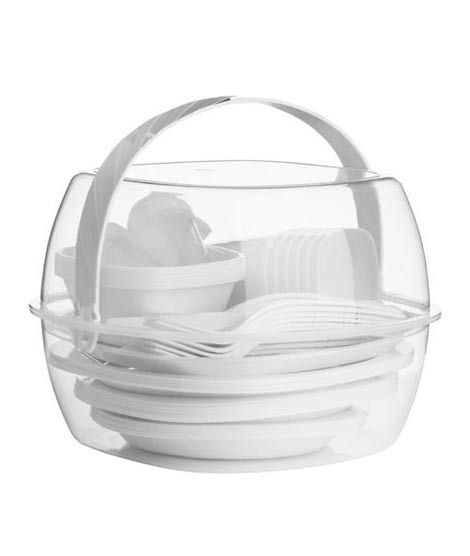 iShopping - Premier Home 51 Pieces Clear Picnic Set (1206284)