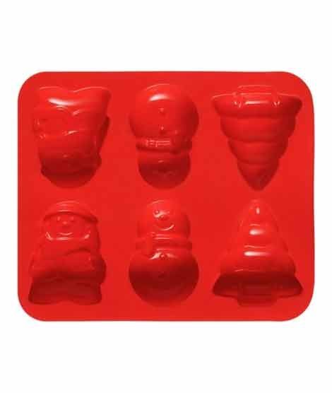 iShopping - Premier Home 6 Christmas Theme Cake Mould Red (0805135)