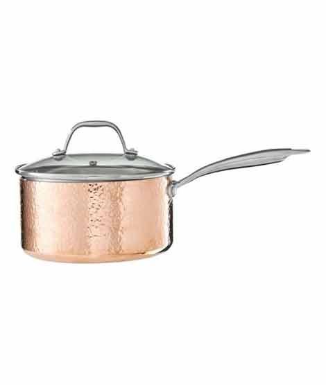 iShopping - Premier Home Minerva Large Hammered Saucepan (0408269)