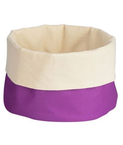 iShopping - Premier Home Rounded Bread Basket Purple/Cream (1901093)
