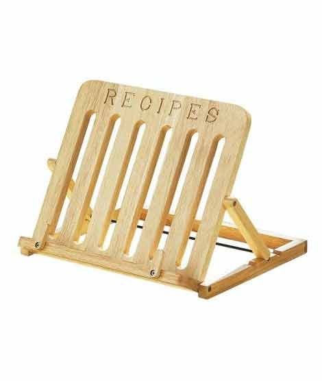 iShopping - Premier Home Tropical Hevea Wood Cookbook Stand (1103484)