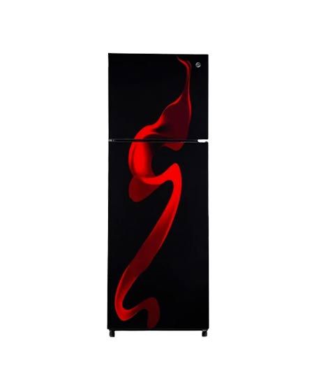 iShopping - PEL Freezer-on-Top Glass Door Refrigerator 11 Cu Ft - Red Blaze (PRGD 6350)