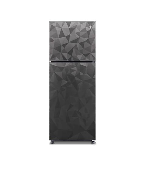 iShopping - PEL Glass Door Freezer-on-Top Refrigerator 6 Cu Ft Grey Prism (PRGD-2000)