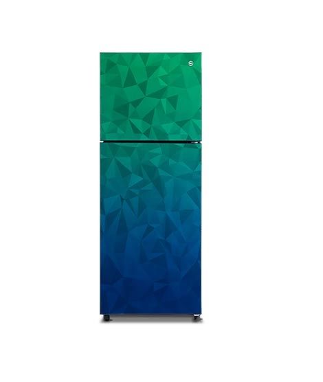 iShopping - PEL Glass Door Freezer-on-Top Refrigerator 14 Cu Ft Ocean Blue Prism (PRGD-21950)