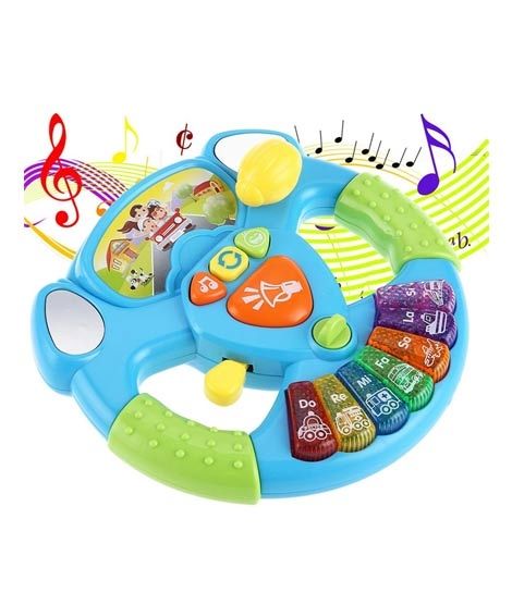 iShopping - Planet X Intelligent Musical Steering Wheel With Lights & Sounds (PX-11327)