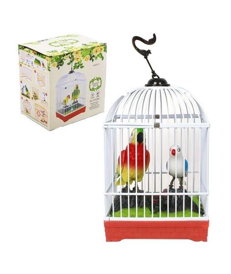 iShopping - Planet X Happy Birds Cage With Light & Sound Induction Toy For Kids (PX-11370)