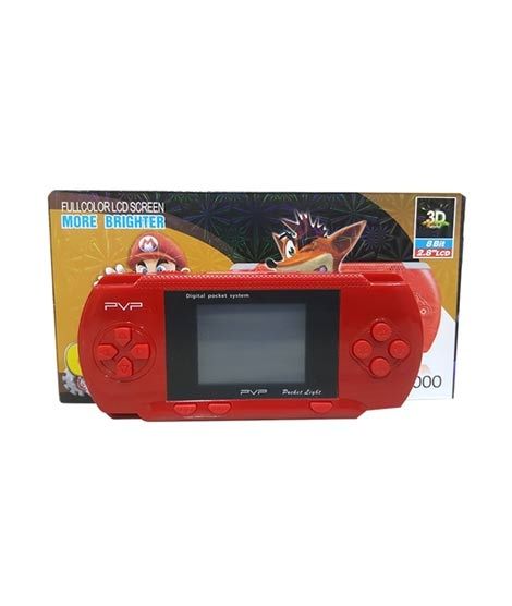 iShopping - Planet X 8 Bit Portable Handheld Video Game Red (PX-10799)