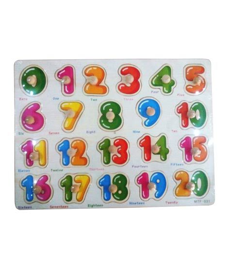 iShopping - Planet X Wooden Puzzle Learning Numbers (PX-9141)