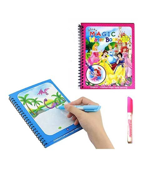 iShopping - Planet X Reusable Magic Water Coloring Book With Pen For Kids (PX-12081)