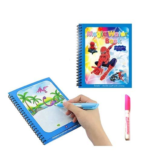 iShopping - Planet X Reusable Magic Water Coloring Book With Pen For Kids (PX-12080)