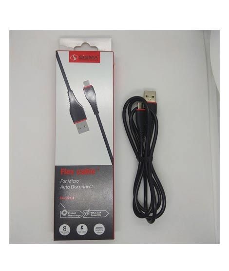 iShopping - Q Mart Sigma Fast Charging Flex Cable Micro (C4)