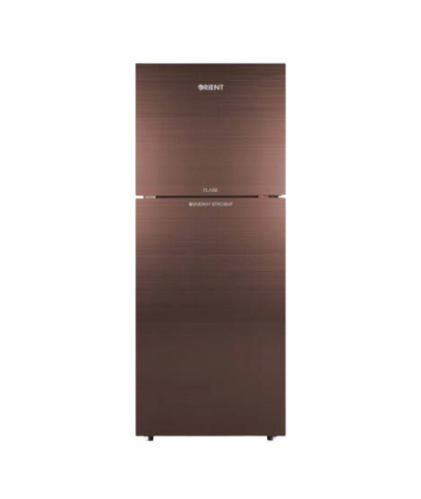 iShopping - Orient Flare 500 Freezer-On-Top Inverter Refrigerator 17 Cu. Ft Grey-Radiant Lilac