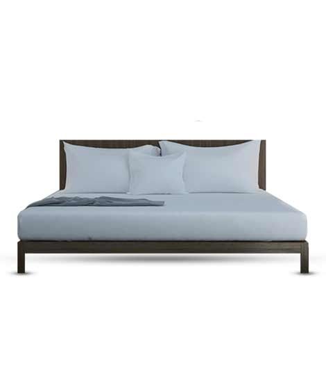 iShopping - Rainbow Linen Bed Sheet Set Single Size Silver Grey (Pack Of 3)