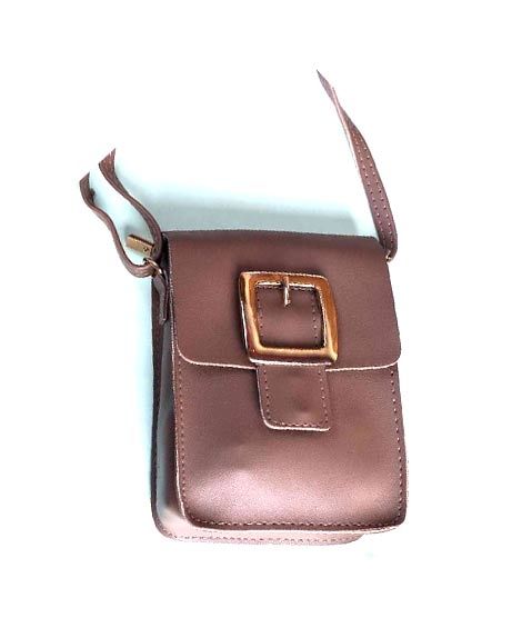 iShopping - Rangoon Buckle Flip Bag For Women Dark Brown