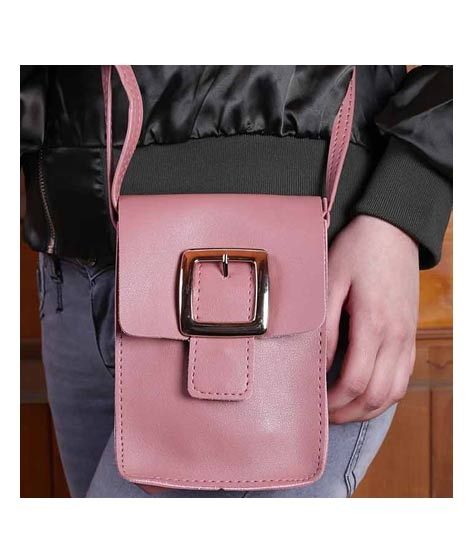 iShopping - Rangoon Buckle Flip Bag For Women Pink