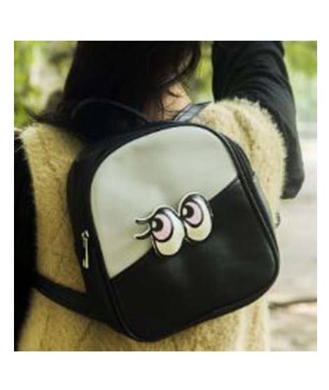 iShopping - Rangoon Rolling Eyes Mini Backpack For Women Black