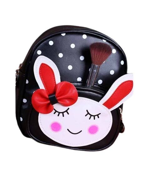 iShopping - Rangoon Smiley Mini Backpack For Women Black