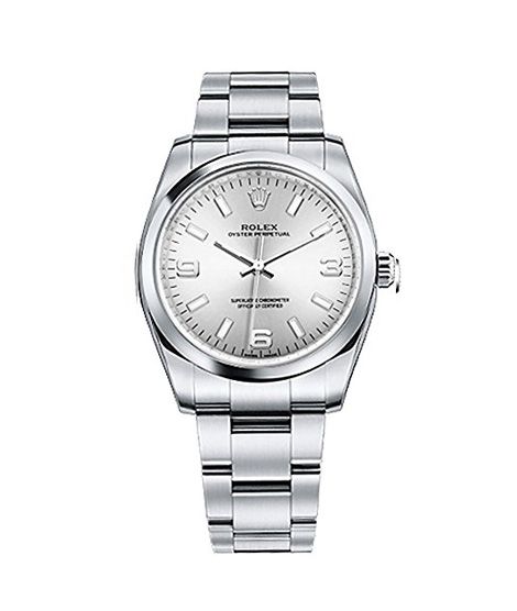 iShopping - Rolex Oyster Air King Men's Watch Silver (114200-SLVSASO)