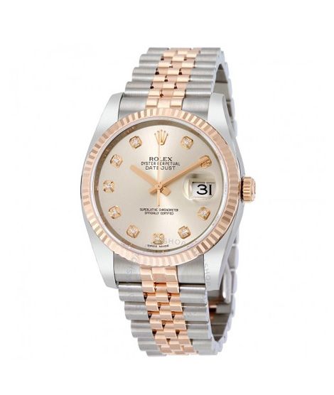 iShopping - Rolex Datejust 36 Automatic Men's Watch Rose Gold (116231SDJ)