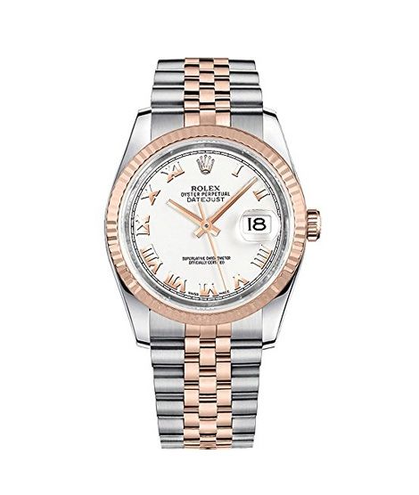 iShopping - Rolex Datejust 36 Men's Watch Rose Gold (116231-WHTRJ)