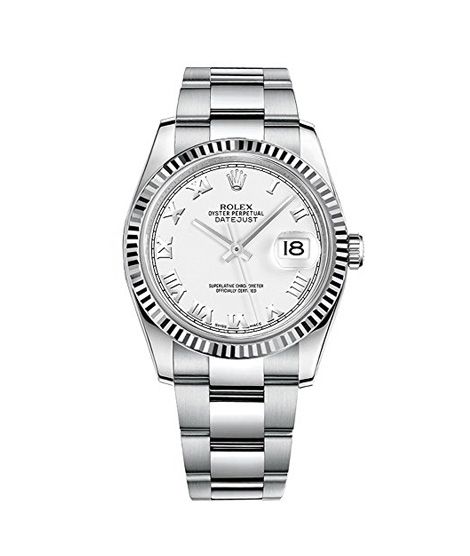iShopping - Rolex Datejust 36 Men's Watch Silver (116234-WHTRO)