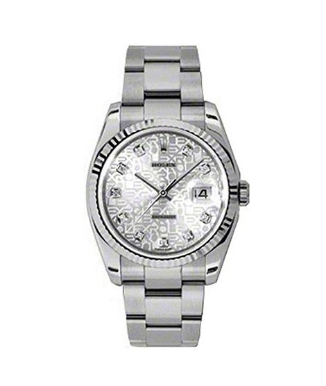 iShopping - Rolex Datejust 36 Men's Watch Silver (116243-63603-32)