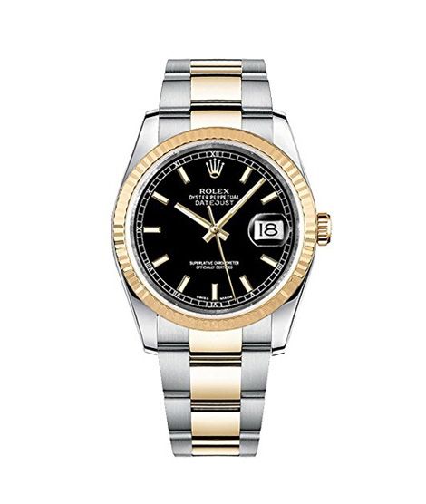 iShopping - Rolex Datejust 36 Men's Watch Yellow Gold (116233-BLKSO)