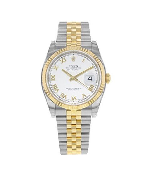 iShopping - Rolex Datejust 36 Men's Watch Yellow Gold (116233-WHTRJ)