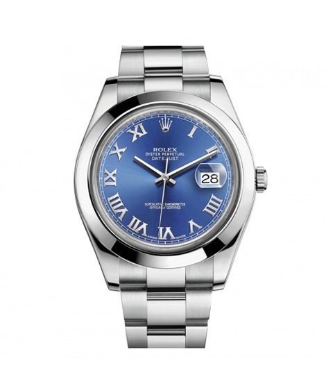 iShopping - Rolex Datejust II 41 Men's Watch Silver (116300-BLRO)