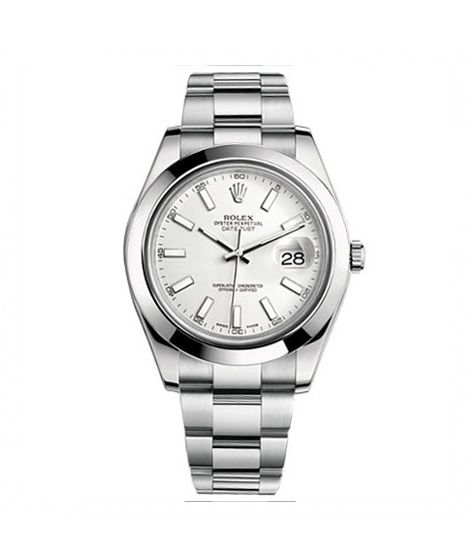 iShopping - Rolex Datejust II Men's Watch Silver (116300WSO)