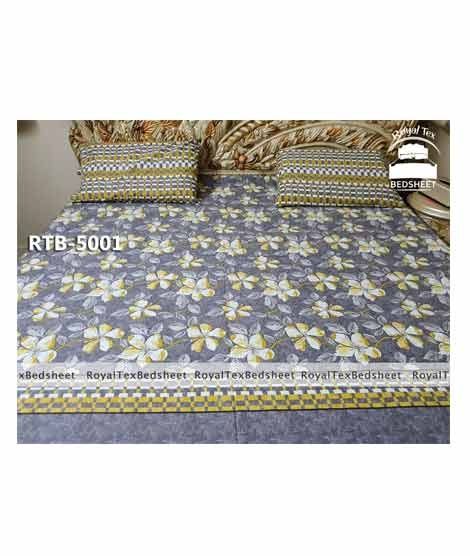 iShopping - Royal Tex Printed Double Bed Sheet (RTB-5001)