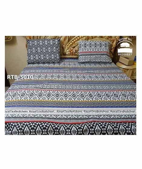 iShopping - Royal Tex Printed Double Bed Sheet (RTB-5010)