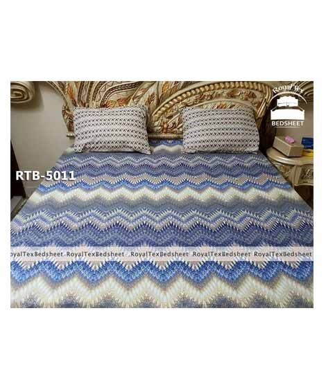 iShopping - Royal Tex Printed Double Bed Sheet (RTB-5011)