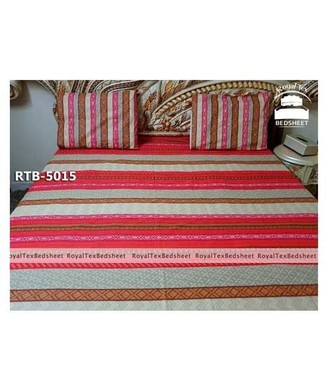 iShopping - Royal Tex Printed Double Bed Sheet (RTB-5015)