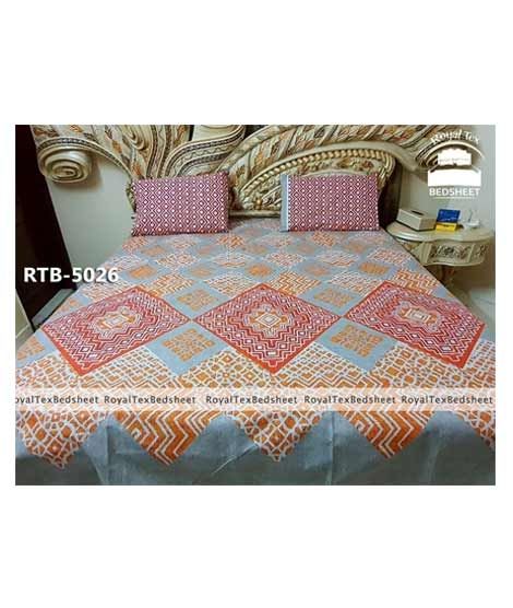 iShopping - Royal Tex Printed Double Bed Sheet (RTB-5026)