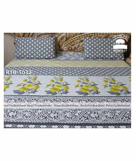 iShopping - Royal Tex Printed Double Bed Sheet (RTB-5032)