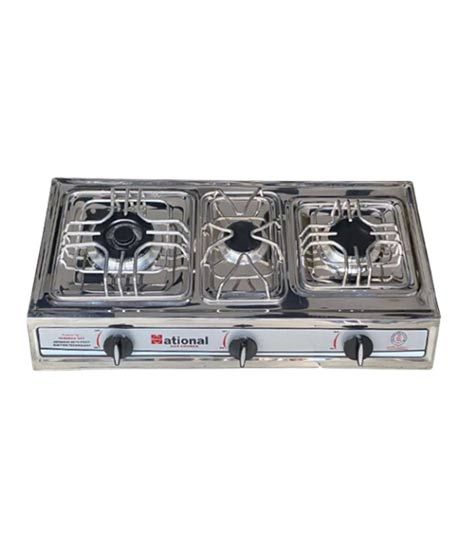 iShopping - National Plus 3 Burners LPG Gas Stove (S-03)