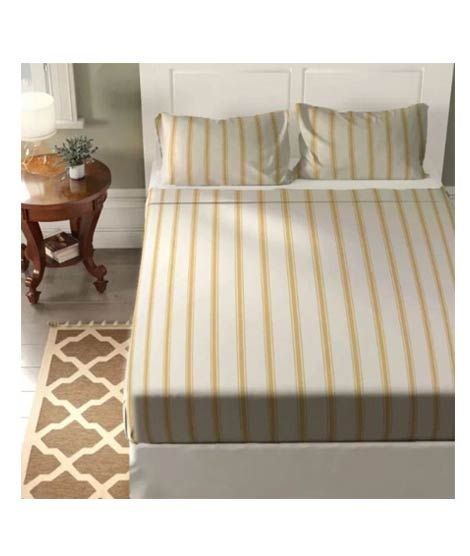 iShopping - Jamal Home King Size Bed Sheet With 2 Pillows (0039)
