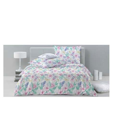iShopping - Jamal Home King Size Bed Sheet With 2 Pillows (0045)