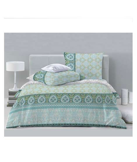 iShopping - Jamal Home King Size Bed Sheet With 2 Pillows (0062)
