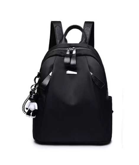iShopping - Saad Collection Luxury Drawstring College Bag For Women Black