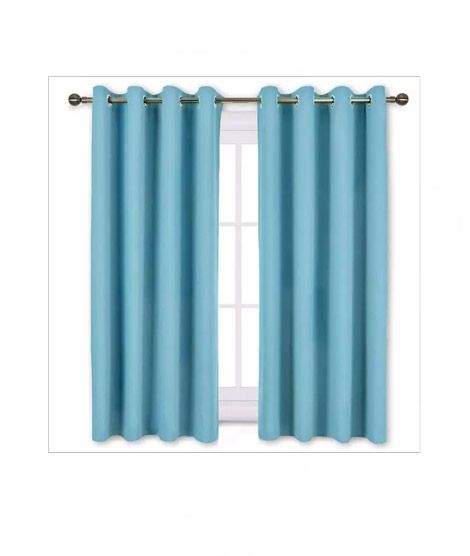 iShopping - Sajid Zaib Velvet Jacquard Curtains 2 Pcs Turquoise