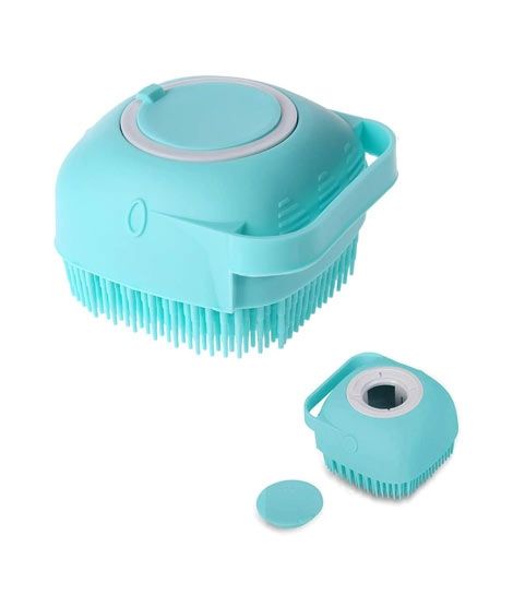 iShopping - Sasti Market Silicone Bath Body Brush With Soap Dispenser
