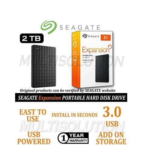 iShopping - Seagate Expansion Portable 2TB External Hard Drive (STEA2000422)