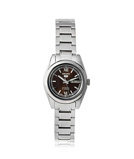 iShopping - Seiko 5 Automatic Stainless Steel Women's Watch Silver (SYMK25K1)