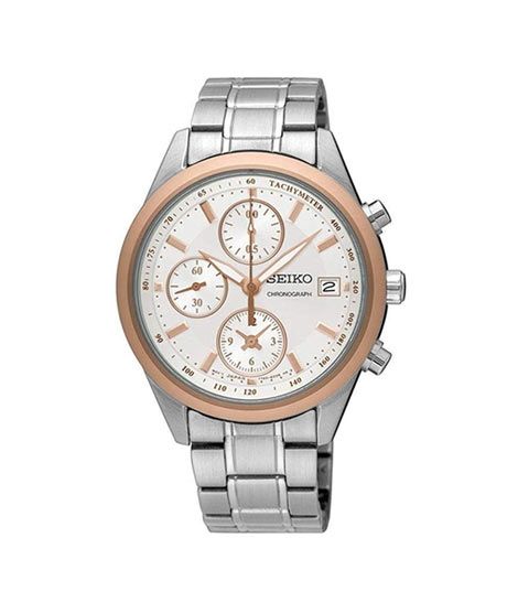 iShopping - Seiko Chronograph Quartz Women's Watch Silver (SNDV56P1)