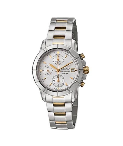 iShopping - Seiko Quartz Chronograph Women's Watch Silver (SNDY25P1)