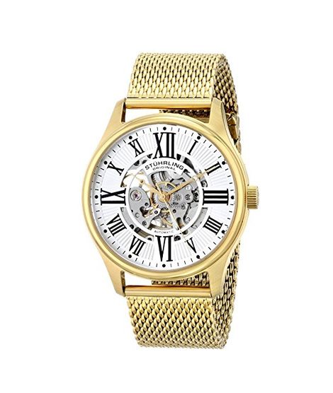 iShopping - Stuhrling Original Atrium Elite Men's Watch Gold (747M.04)