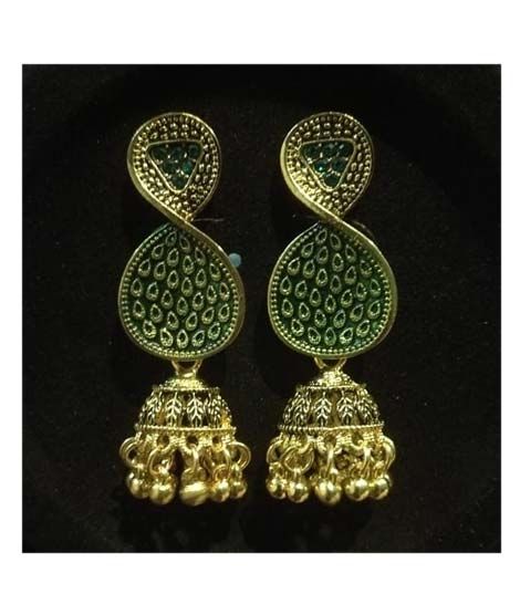 iShopping - Shaz Jewels Printed Design Jhumkay (0015)